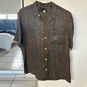 All Saints Animal Print Shirt